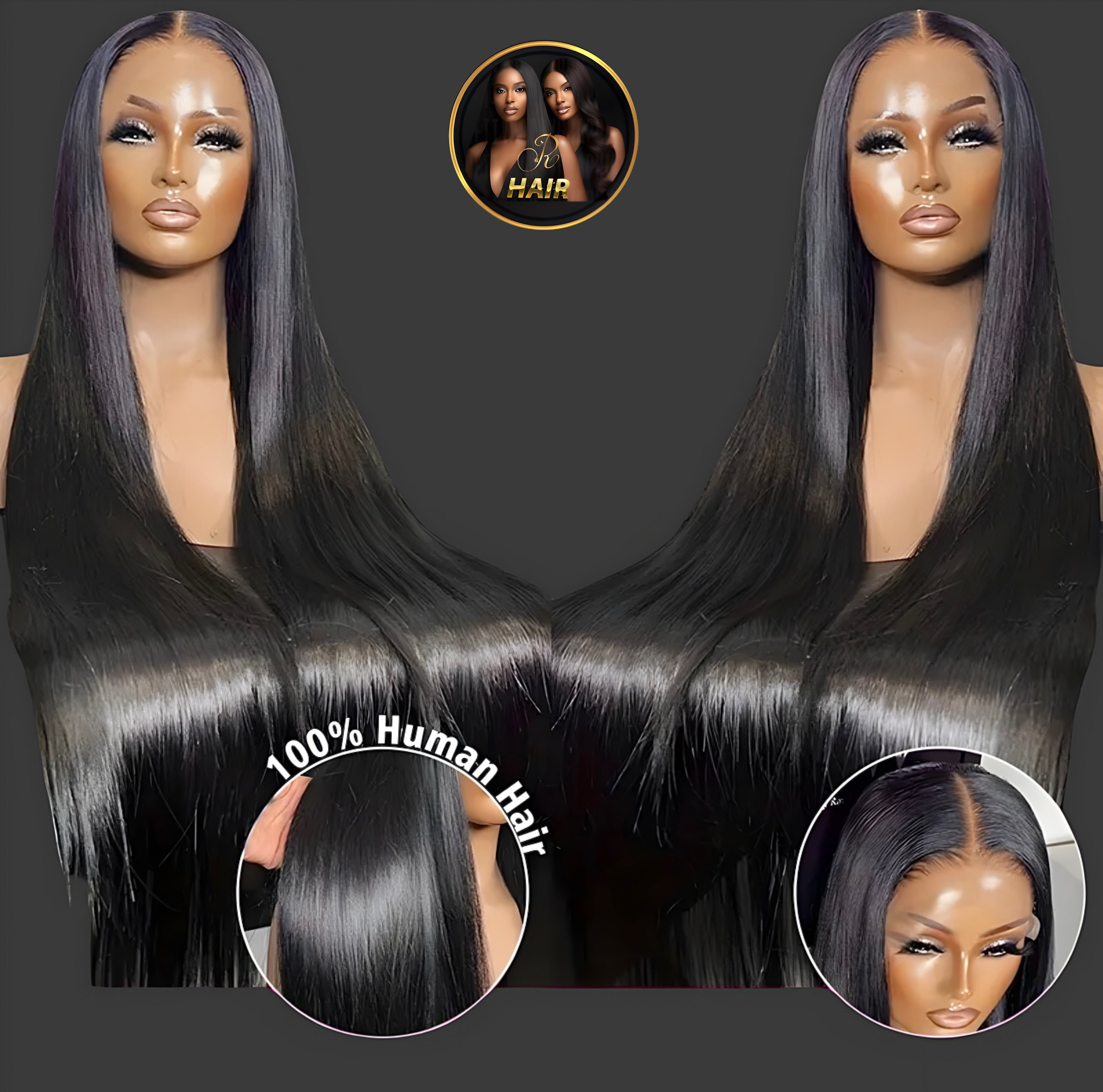 Straight Lace Wig 100% Raw Hair From India